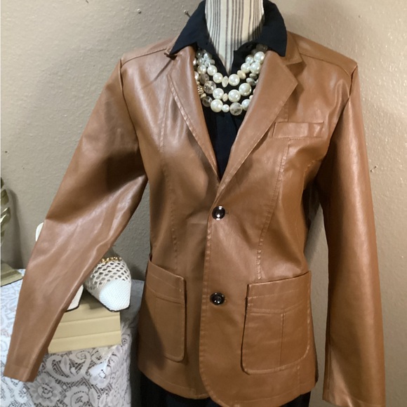 Women's or Man Brown Jacket - Picture 3 of 10